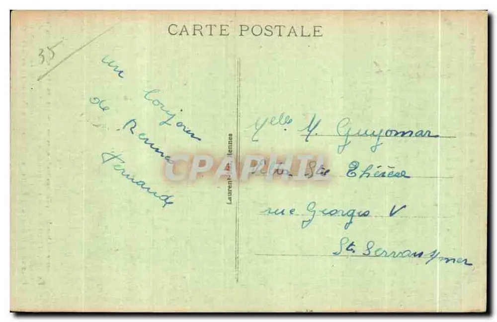 Kerk van Toussaint — Rennes — Oude kapel van het Collegium der Jesuiten - Achterkant