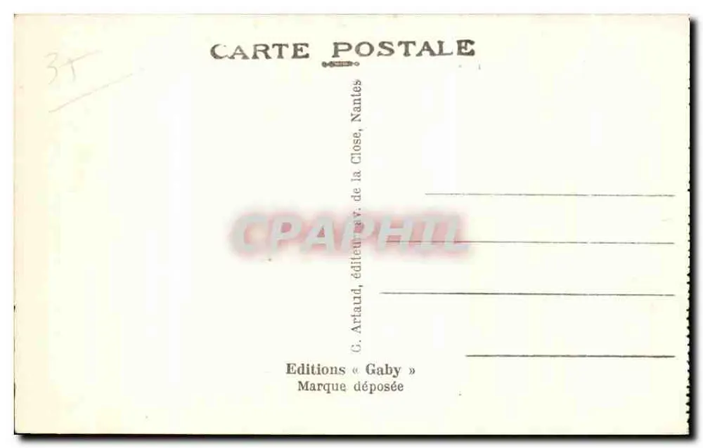 Rennes — Cloître Saint-Mélaine — Verlag Gaby, Nr. 97 - Rückseite