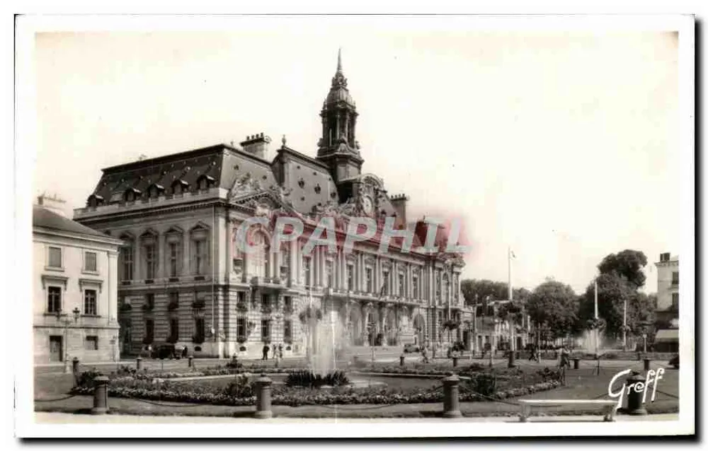 Rathaus von Lille — Ansicht des Platzes — Verleger Greff - Vorderseite
