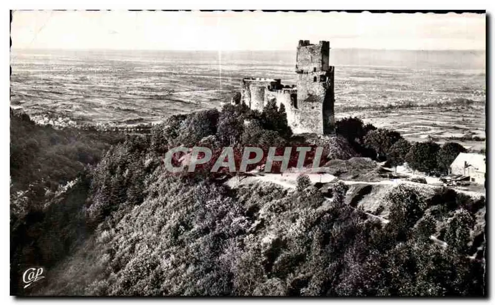 Château de la Roche — vue aérienne — Cap - Recto