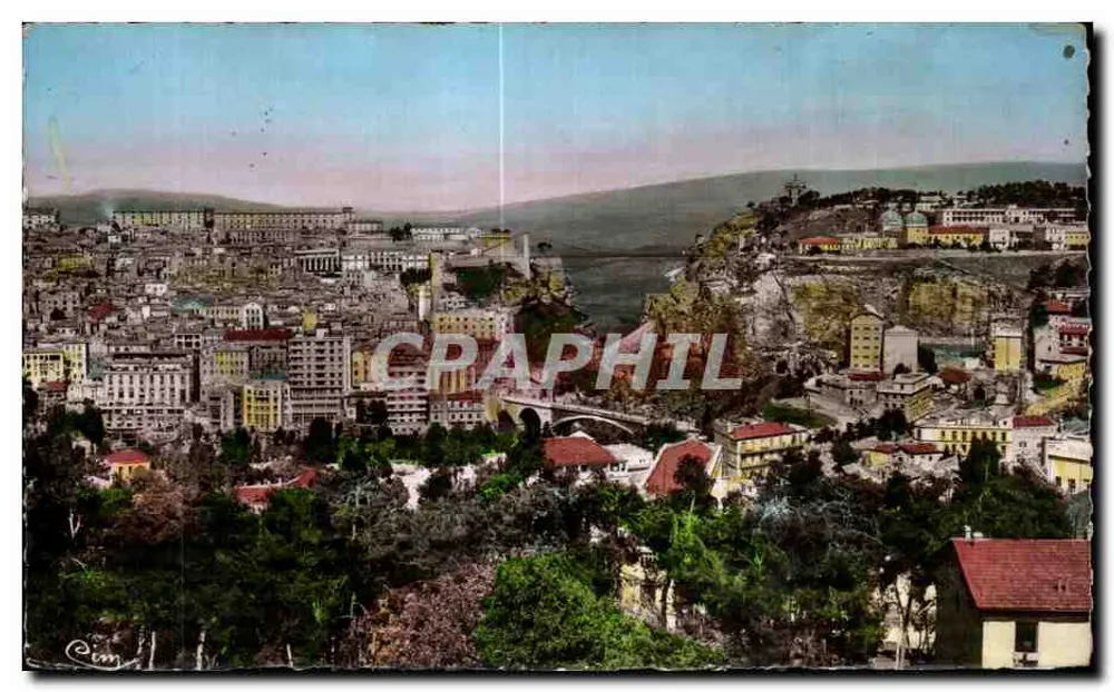 Vue aérienne de la ville — éditeur 'Crapphil' (imprimé sur la carte) - Vorderseite