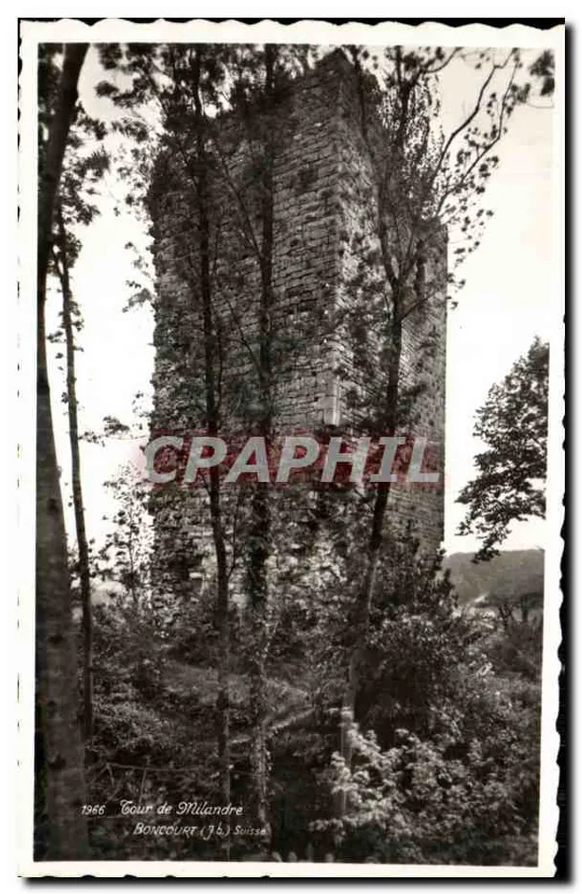 Turm von Milandre — Boncourt (Jura) — Edition Photrochet, Lausanne - Vorderseite