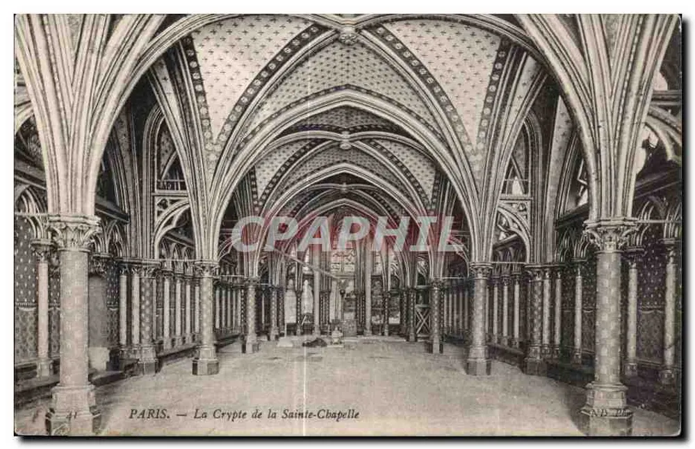 PARIS — A Cripta da Santa Capela — ADP - Frente