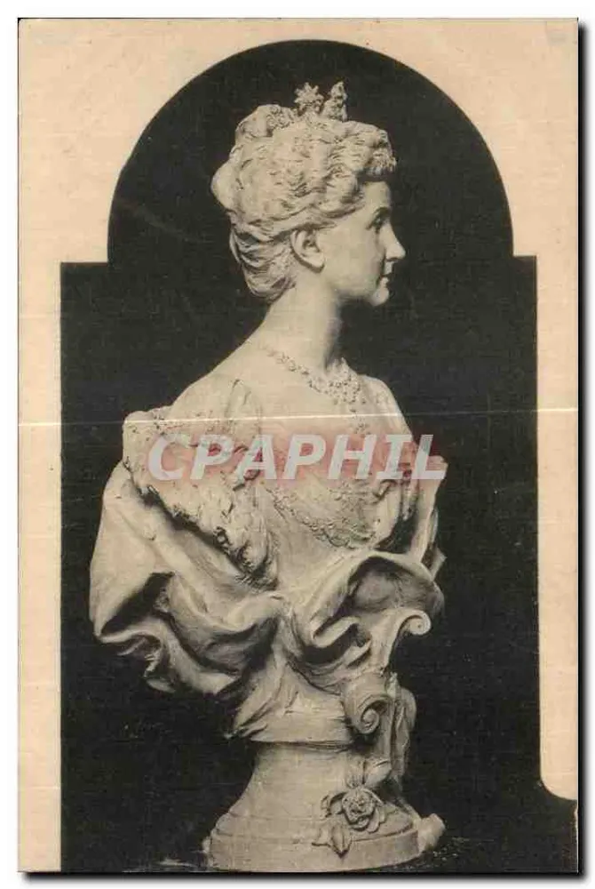 Frauenkopf — Marmor-Statue — Verlag nicht sichtbar - Vorderseite