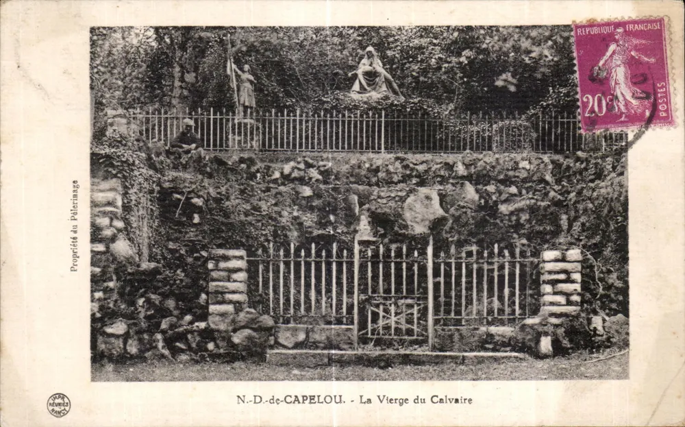 N.-D.-de-CAPELOU - A Virgem do Calvário — Propriedade do Pelerinagem - Frente