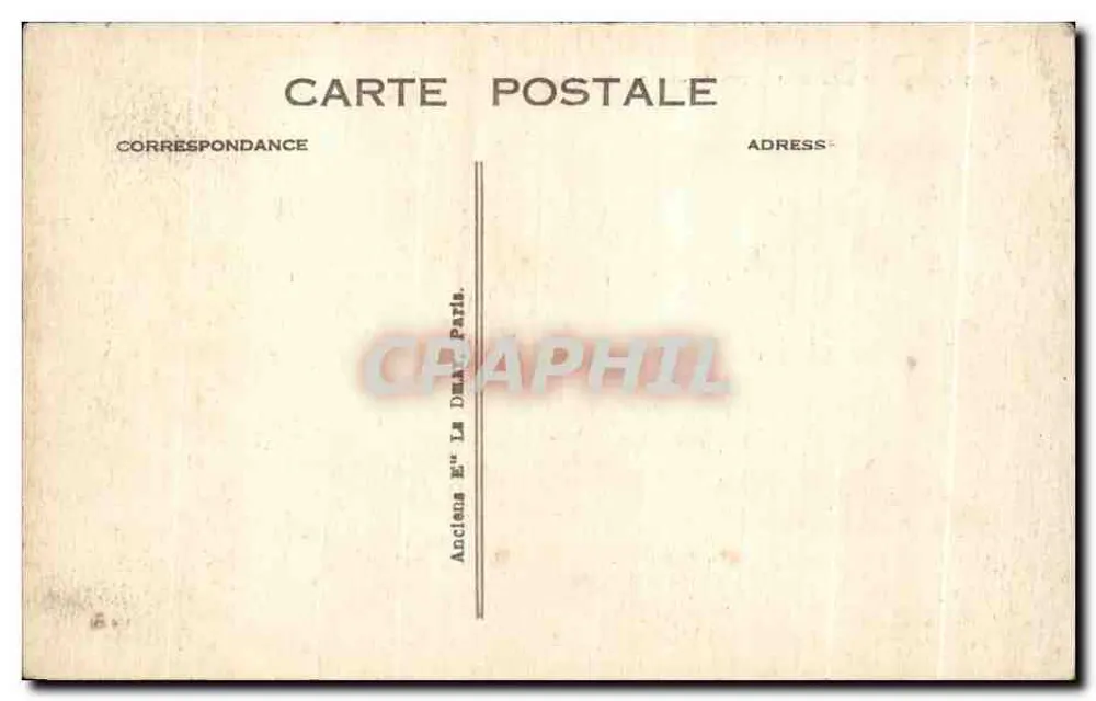 Paris — Saint-Philippe-du-Roule — editor Anciens Ér. La Dau, Paris, n° 4140 - Verso