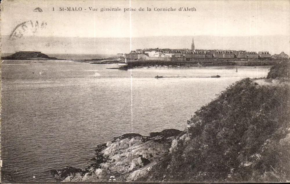 St-Malo — Allgemeiner Blick vom Corniche d'Aleth - Vorderseite