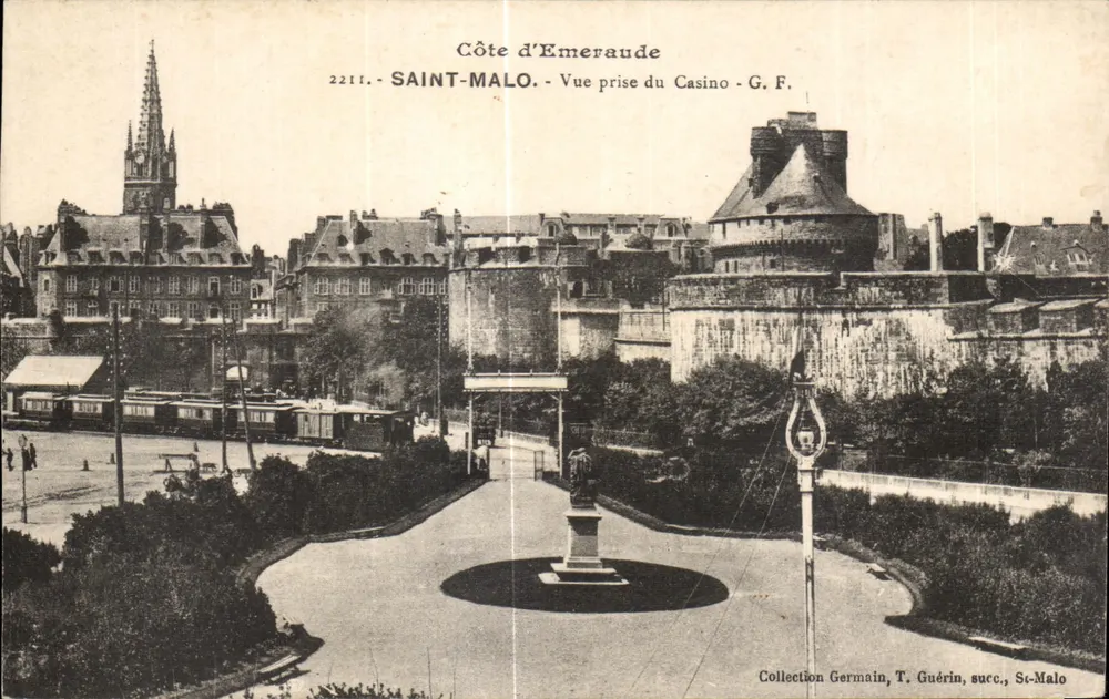 Saint-Malo - Ansicht vom Casino - G.F. - Sammlung Germain, T. Guérin, succ., St-Malo - Vorderseite