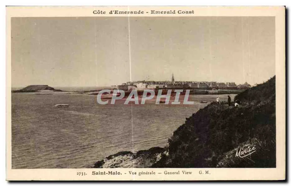 Saint-Malo - Vista geral — G.M. — n°2733 - Frente