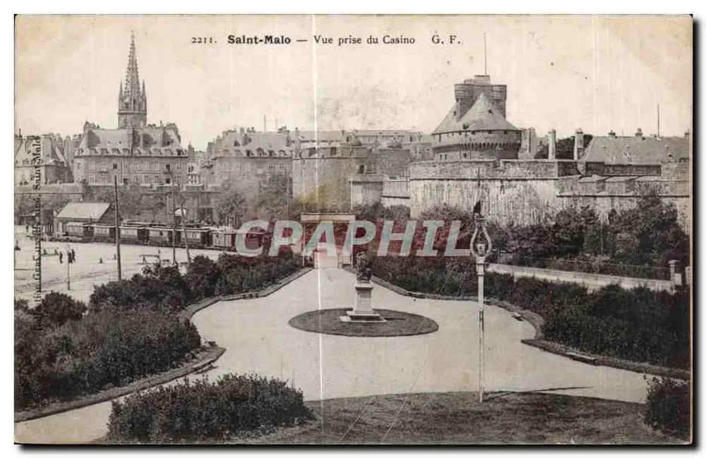 Saint-Malo — Ansicht vom Casino — G. F. - Vorderseite