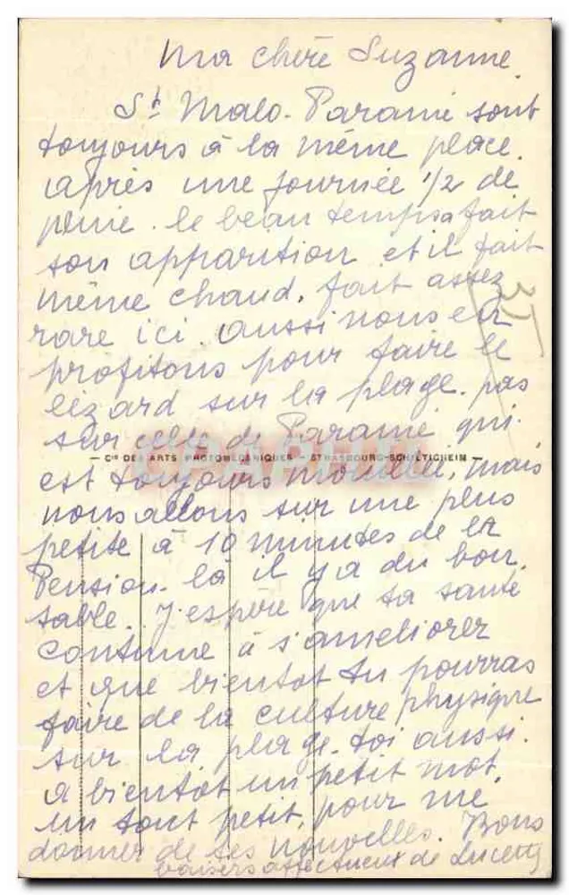 St-Malo - Die Mauern - Die Bidouane-Turm — Verlag St-Malo, Nr. 132 - Rückseite