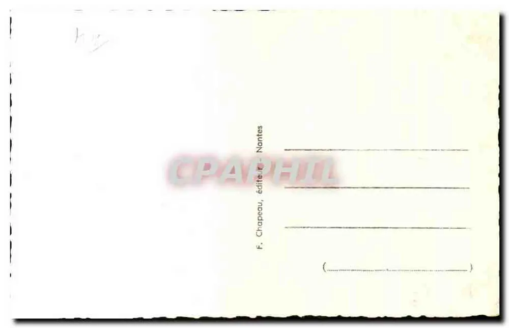 Kollektion von Stränden und Häfen der Côte d'Amour — F. Chapeau, Verlag Nantes - Rückseite