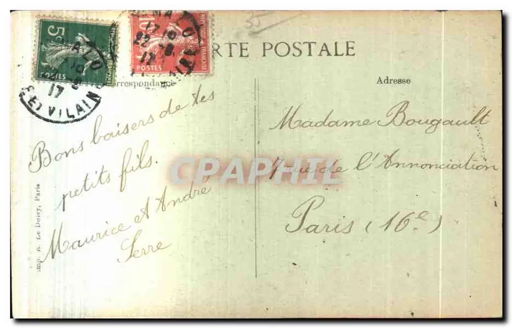 SAINT-MALO — Côte d'Émeraude — Das Grab von Chateaubriand - Rückseite