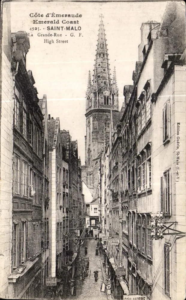 Saint-Malo — Grande-Rue — Verleger G. F. (G. F. - G. F. - G. F.) - Vorderseite