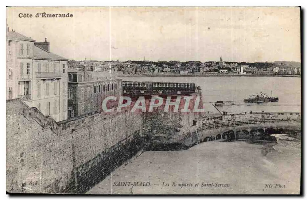 Saint-Malo — Les Reînparts und Saint-Servan — ND Phot. - Vorderseite