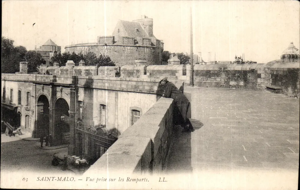 Saint-Malo — Ansicht vom Wall — LL. n°63 - Vorderseite