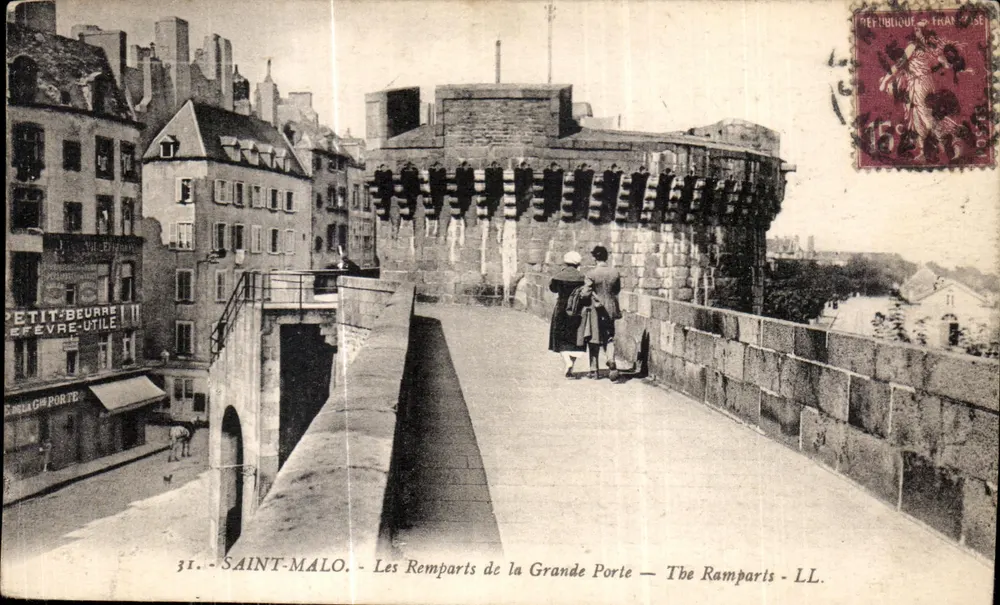 Saint-Malo — Die Mauern der Großen Pforte — LL. - Vorderseite