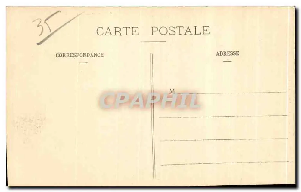 Côte d'Emeraude - Das Grab von Châteaubriand - G.F. - St-Malo - Rückseite
