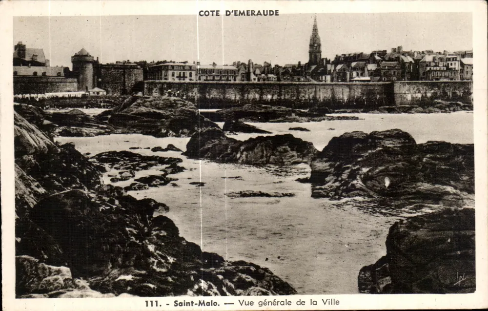Saint-Malo — Allgemeiner Blick auf die Stadt — Cote d’Émeraude, n°111 - Vorderseite