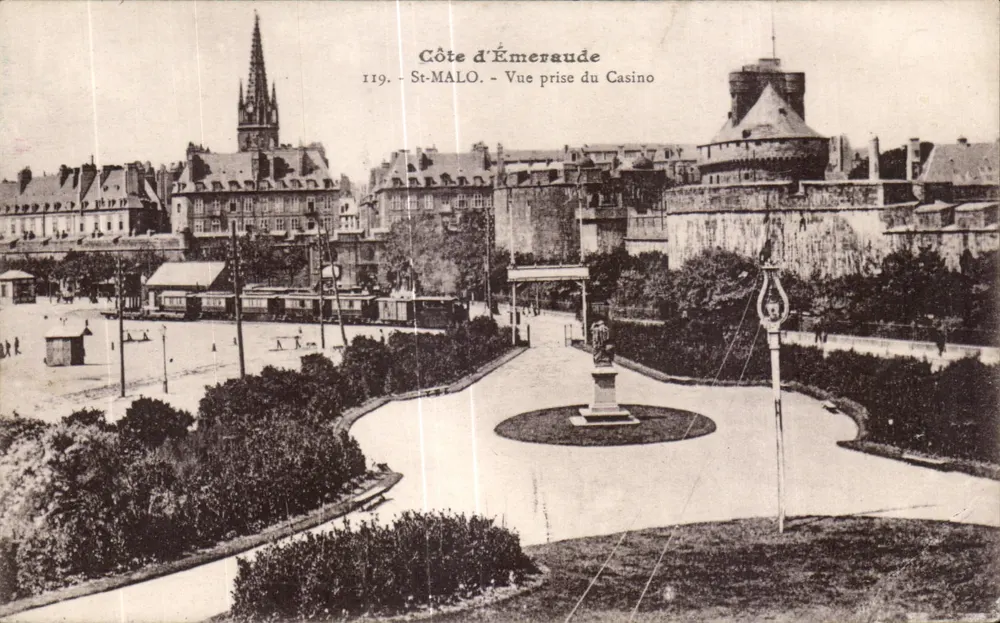Côte d'Émeraude — Ansicht vom Casino — St-Malo, Nr. 119 - Vorderseite