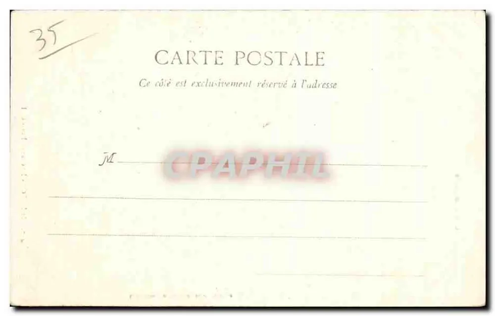 St-Malo - Costa da Esmeralda - A Grande Rua - Editor G. F. - n° 417 - Verso