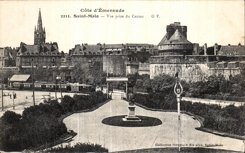 Côte d'Émeraude — Ansicht vom Casino — Sammlung GERMAIN fils aîné, Saint-Malo - Vorderseite