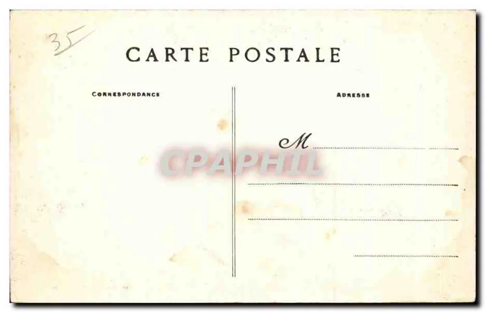 Côte d'Émeraude — Ansicht vom Casino — Sammlung GERMAIN fils aîné, Saint-Malo - Rückseite