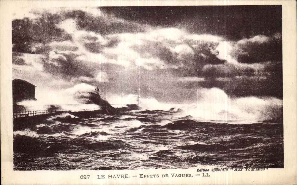 Le Havre — Efeitos de ondas — Edição especial 'Aux Touristes' — LL - Frente