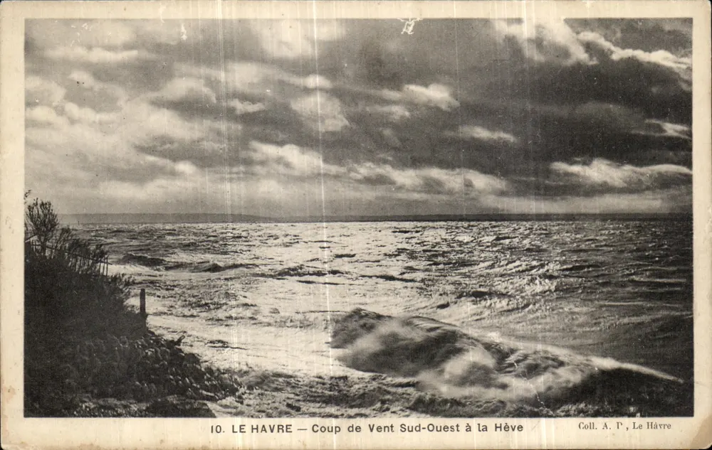 Le Havre — Südwestwind an der Hève — Coll. A. P., Le Havre - Vorderseite