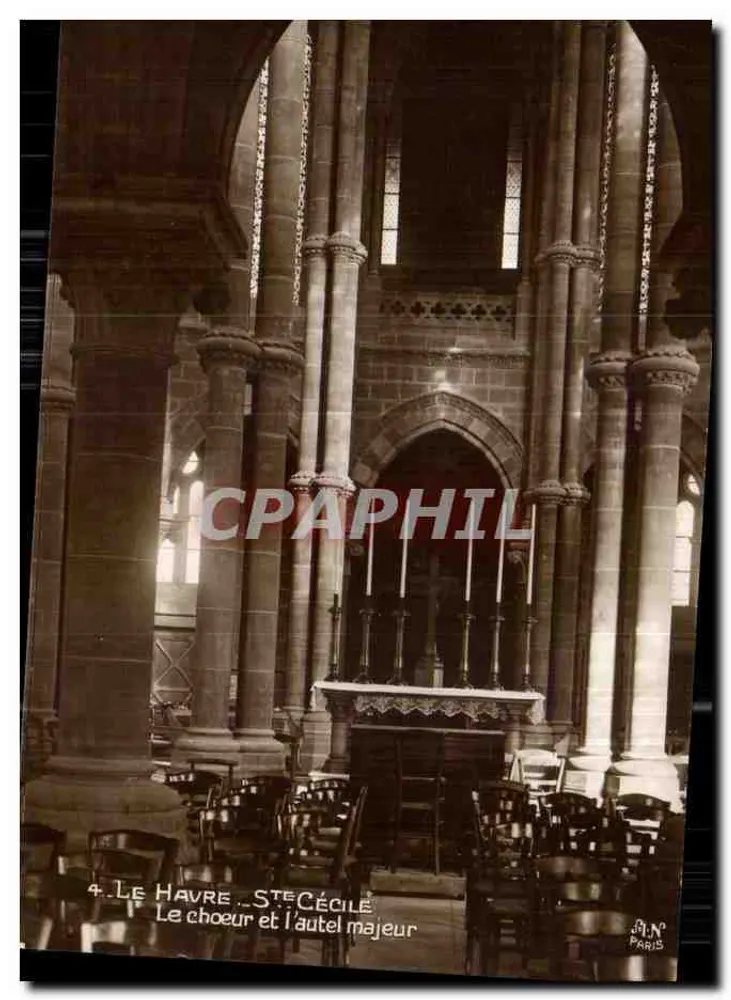 Le Havre - Sainte-Cécile - Der Chor und der Hauptaltar — JLN Paris, n°4 - Vorderseite