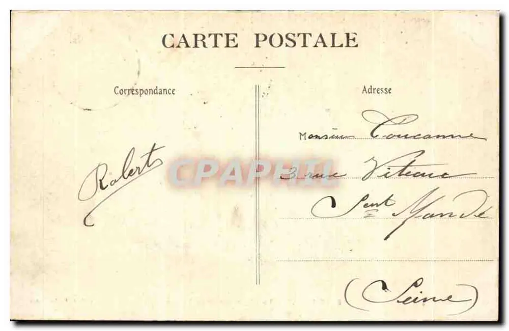 LE HAVRE — A Digue sob tempo forte — editor não visível, n° de série 9 - Verso