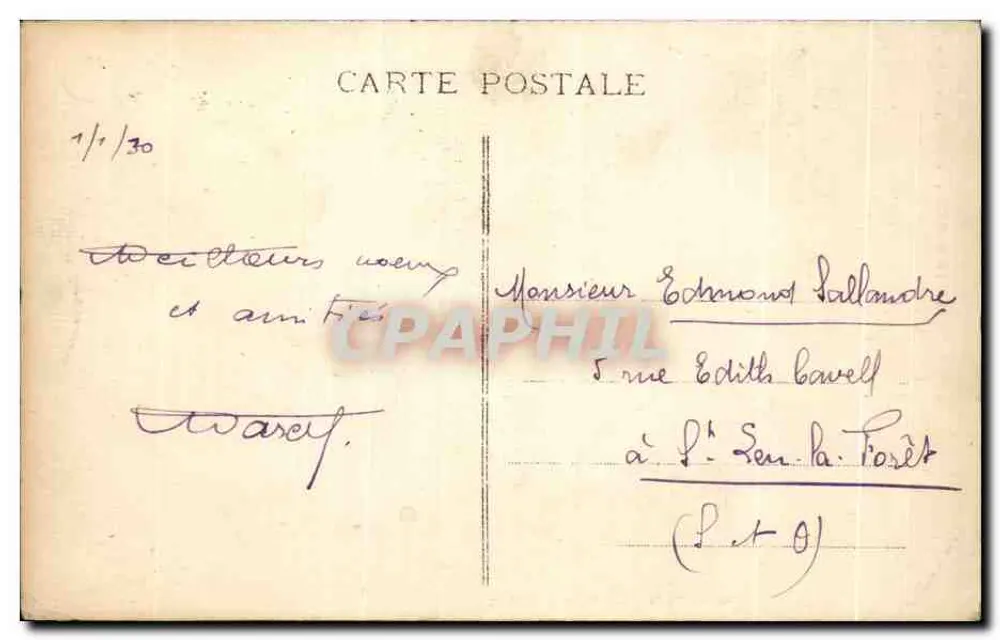 Le Havre - Igreja de Santa Ana — Nemitz, livreiro-editor, Le Havre - Verso