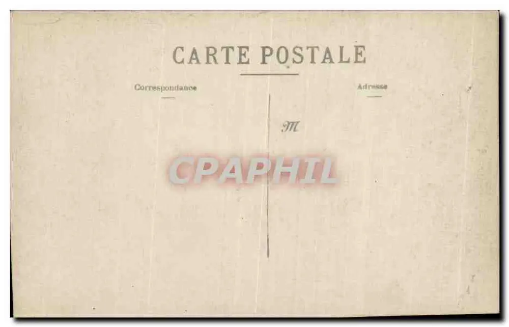Tornado in Le Havre — 11. September 1901 — kein Verlag oder Nummer sichtbar - Rückseite