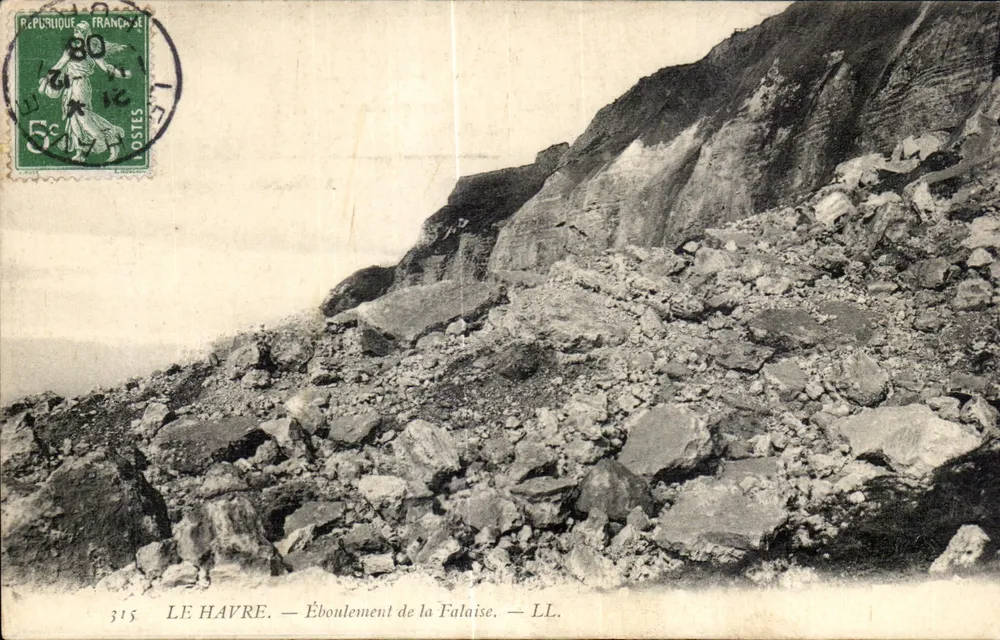 Le Havre — Felssturz an der Klippe — LL. — 315 - Vorderseite