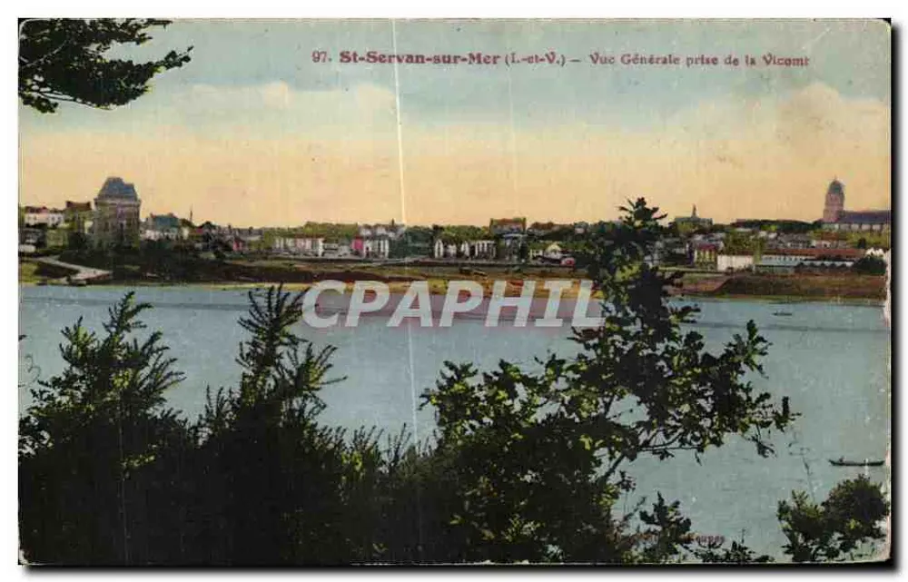 St-Servan-sur-Mer (I.-et-V.) — Allgemeiner Blick von der Vicomté - Vorderseite