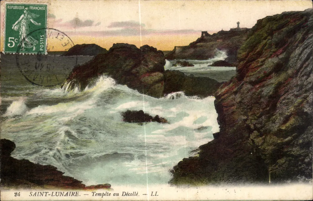 Saint-Lunaire — Tempestade no Décollé — LL - Frente