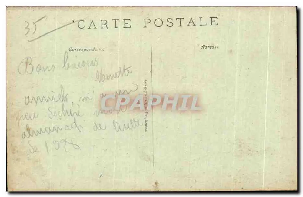 Côte d'Émeraude — Ansicht vom Briantais — In der Ferne Solidor — Saint-Servan - Rückseite