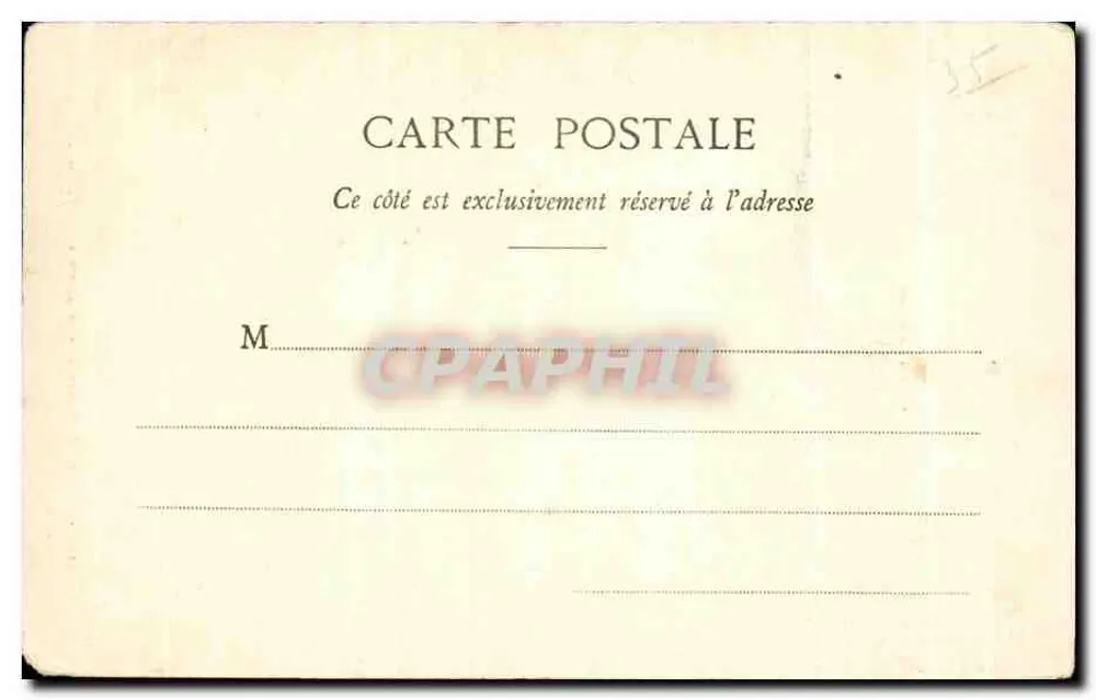 La Gueule au Loup - Côte d'Émeraude - Umgebung von St-Servan - G. F. - Rückseite