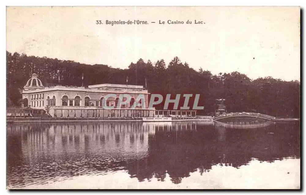 Bagnoles-de-l'Orne — Das Casino am See — Graphil - Vorderseite