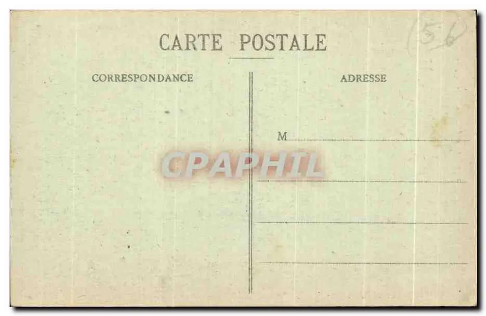VANNES - A Porta Poterne — Edição H. Laurent, n° 1652 - Verso