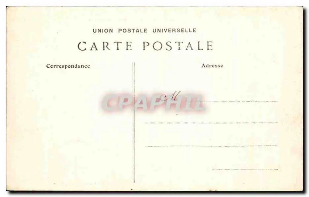 Josselin — Eingang zum Schloss - Die Porterie — Sammlung Villard, Quimper - Rückseite