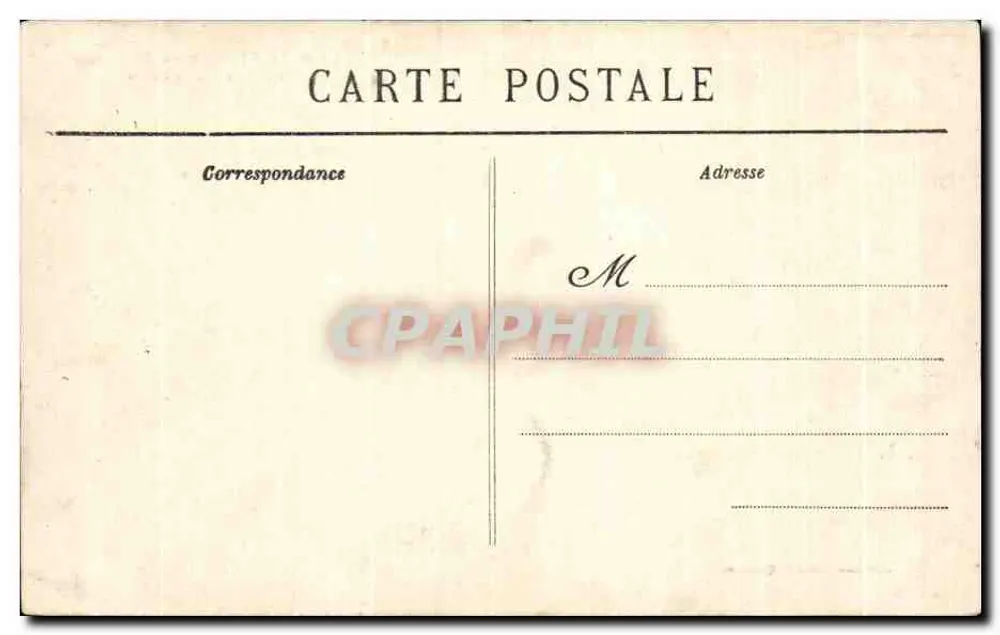 Schloss Jousselin — an den Ufern der Oust — Collection Villard, Orléans, n° 4979 - Rückseite