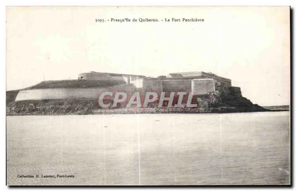 Presqu'île de Quiberon - Le Fort Penthièvre — Sammlung H. Laurent, Port-Louis - Vorderseite