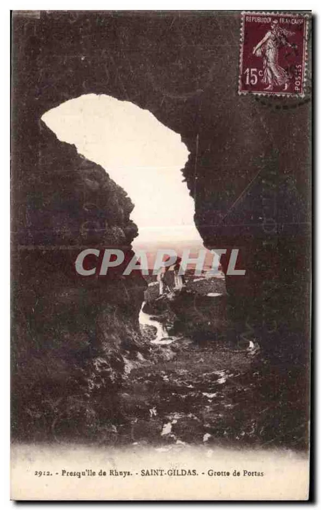 Presqu'île de Rhéya - Saint-Gildas - Grotte de Portas - Vorderseite