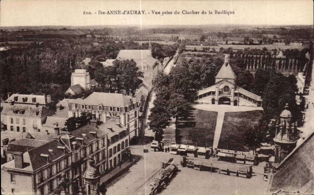 Ste-ANNE-d'AURAY - Ansicht vom Turm der Basilika - Vorderseite