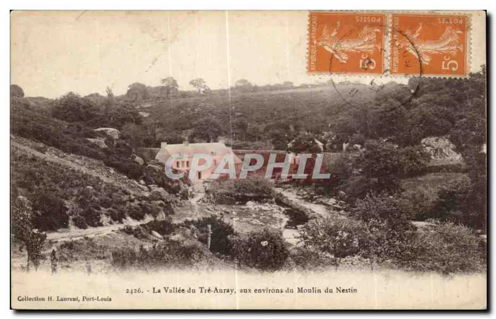 La Vallée du Tré-Anray, in der Nähe des Moulin du Nestin — Sammlung H. Laurent, Port-Louis — n° 2426 - Vorderseite