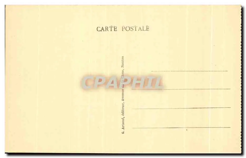 Rochefort-en-Terre (Morbihan) — Der Teich — La Porte — Artaud, Nantes - Rückseite