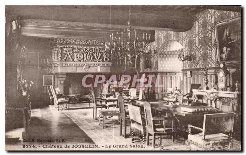 Schloss Josselin - Der Große Salon — Sammlung E. Hamonic, St-B. - Nr. 8274 - Vorderseite