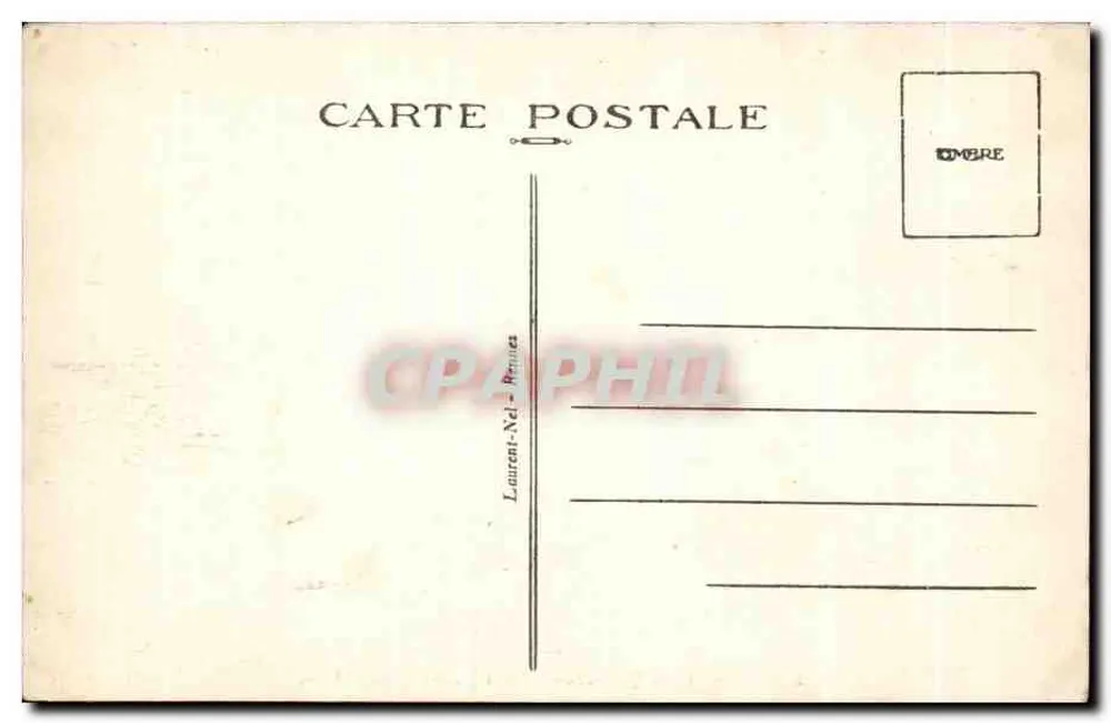Presqu'île de Quiberon — Rocher de Port Pigeon — n° 3622 - Verso