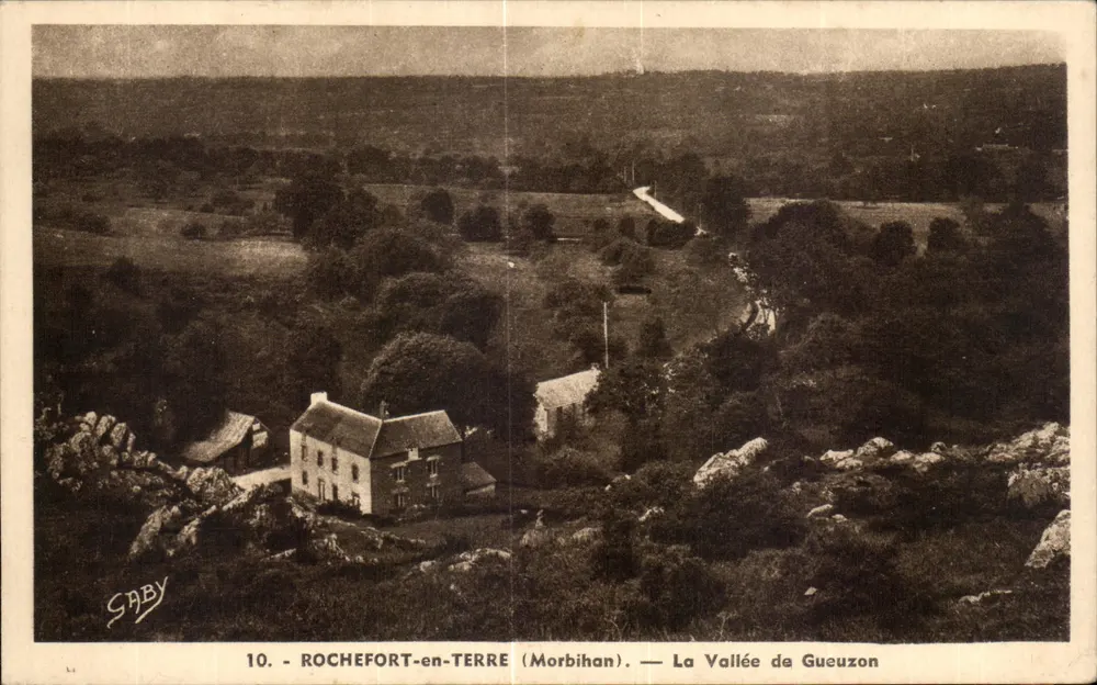 Rochefort-en-Terre (Morbihan) — Die Gueuzon-Tal — Gaby - Vorderseite
